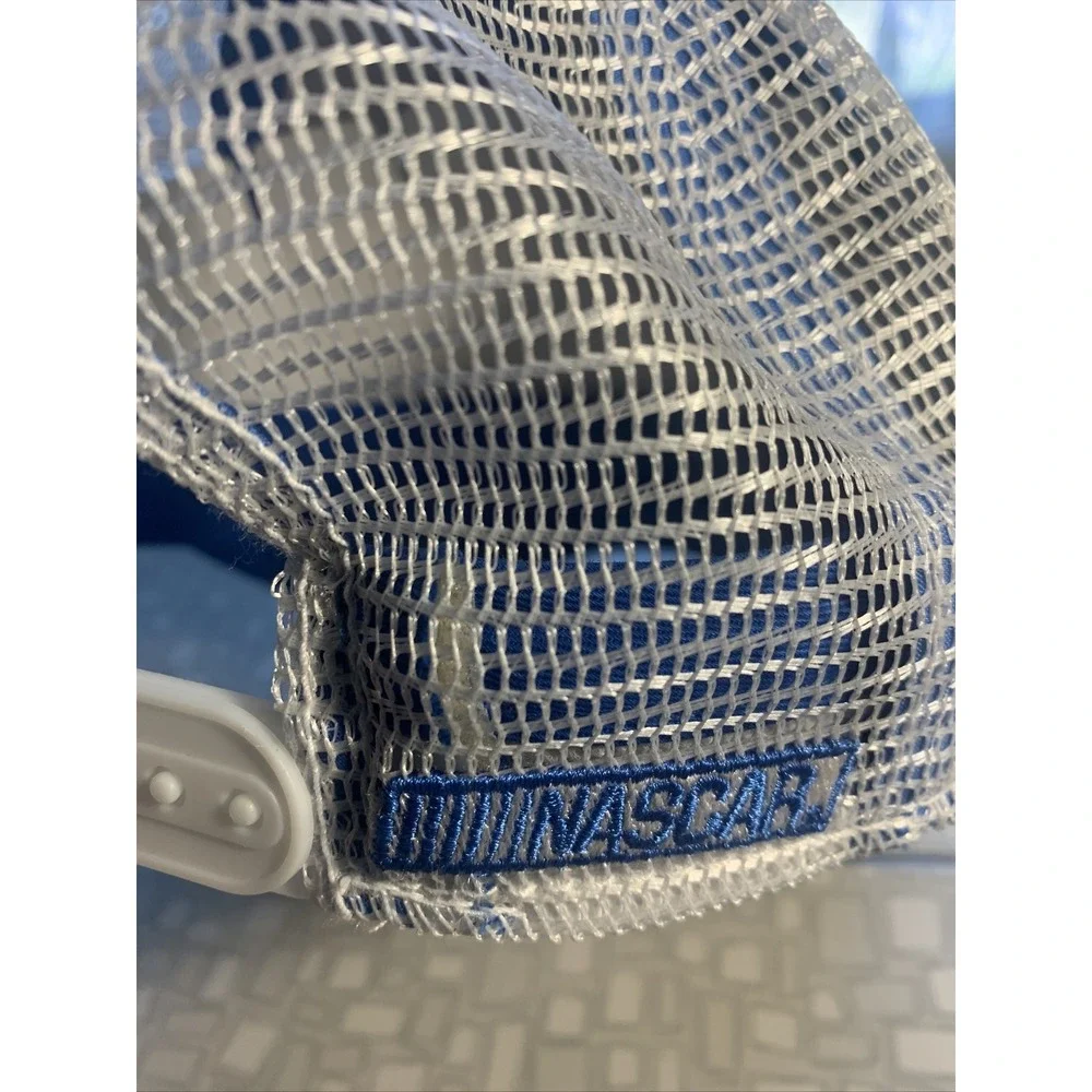 Nascar NWT Dale Earnhardt Jr #88 Snap Mesh Back Trucker Blue White Ladies Fit